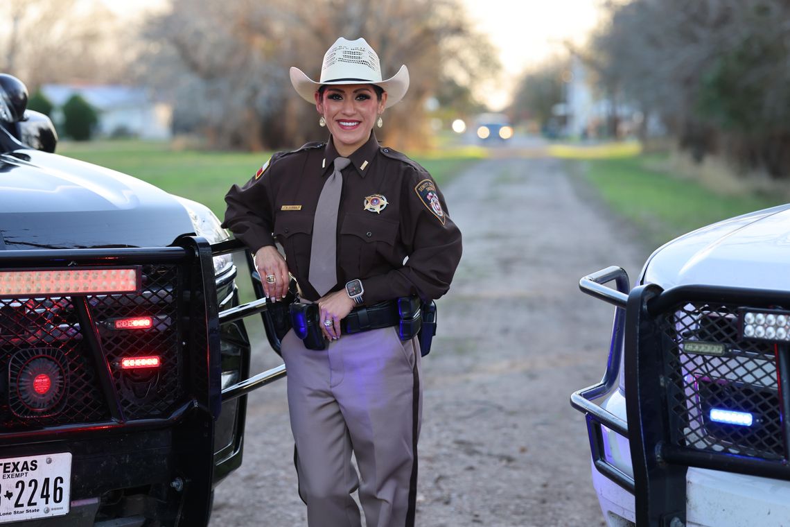 Lieutenant Investigator Bethany Hobbs has been accepted into a 10-week FBI National Academy course, taking place from March 24 to June 5. Sheriff Carl Bowen said FBI agents recognized Hobbs' potential during a local training session. (Photo by Mike Cantu)