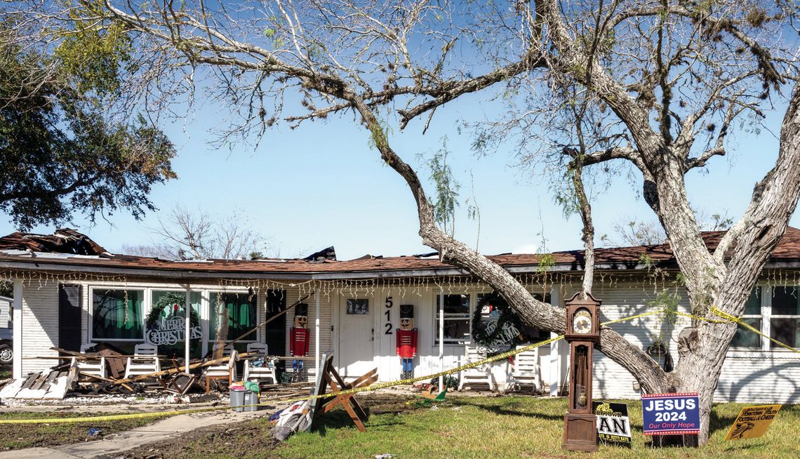 No one was injured in the fire at 512 E. Reuss St. on December 27. The fire is currently under investigation. Officials encourage households to prepare for emergencies by having an essential Go Bag prepared. (Photo by Ele Chew)