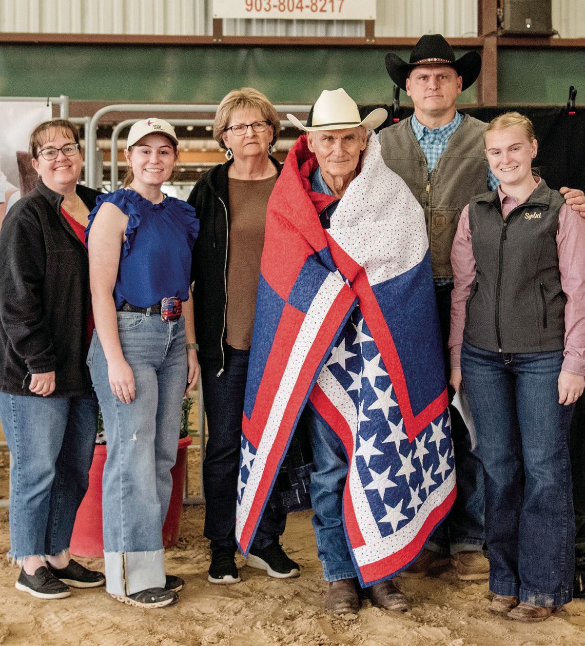 Veteran receives Quilt of Valor
