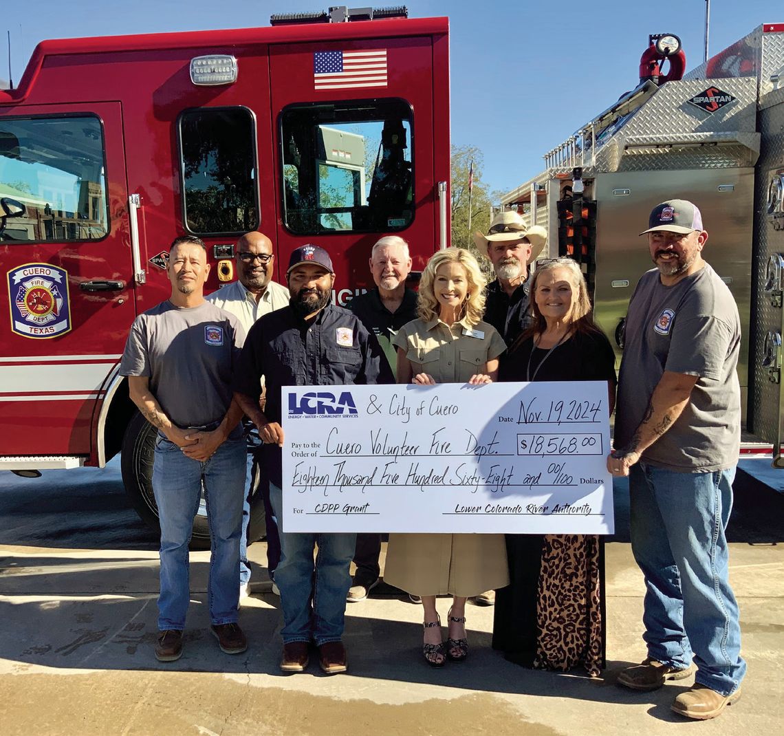 VFD receives grant from LCRA for breathing equipment