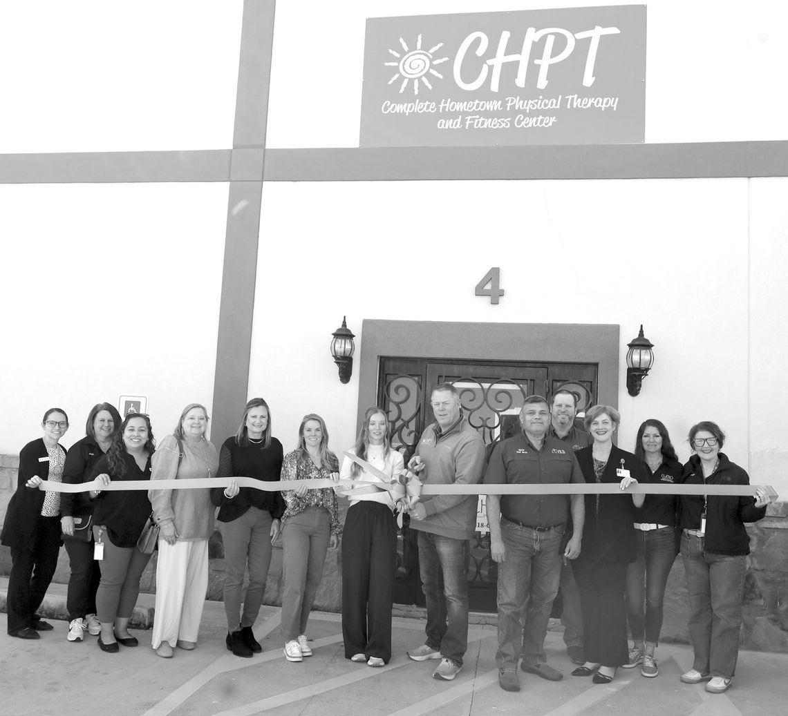 The Complete Hometown Physical Therapy (CHPT) and Fitness Center, 607 S. Esplanade, was welcomed to Cuero last Thursday with a ribbon cutting. Members of the Cuero Chamber of Commerce and city officials attended the ceremony with owner Kevin Chance cutting the ribbon. For more information,...