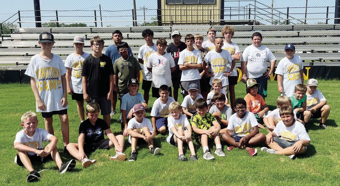 More than 30 future WIldcats, incoming grades 3-8, attended the Wildcat Football Camp, July 30 - Aug. 1. CONTRIBUTED PHOTO