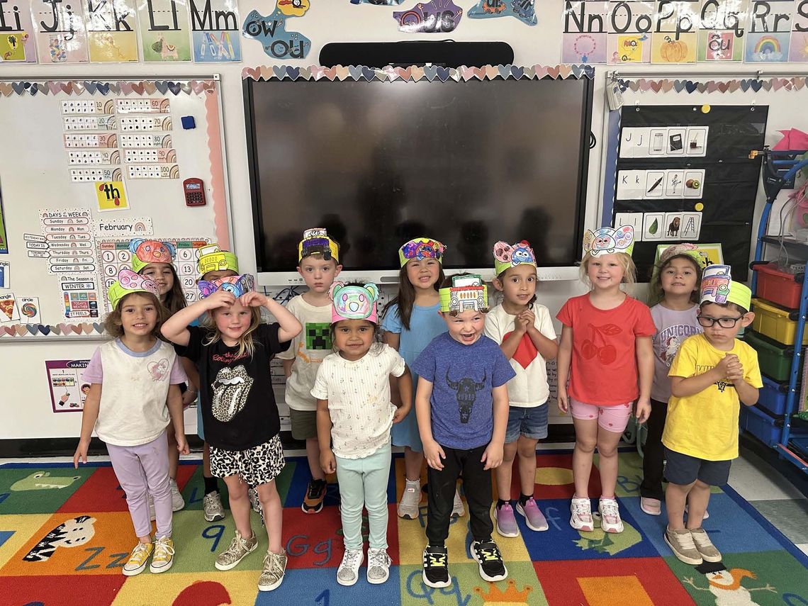 YISD Pre-K kids study alphabet