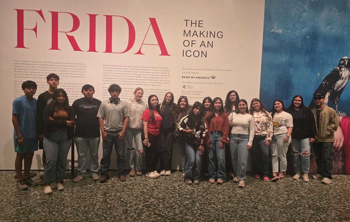 YISD Spanish Club explores Frida Kahlo exhibit